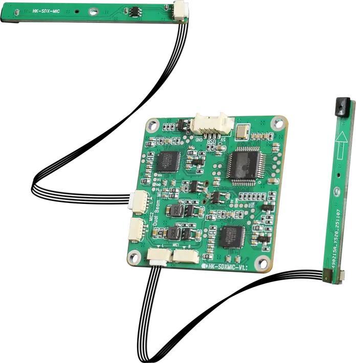 HK-SDXMIC-V1.1 four-array dual-directional USB microphone module