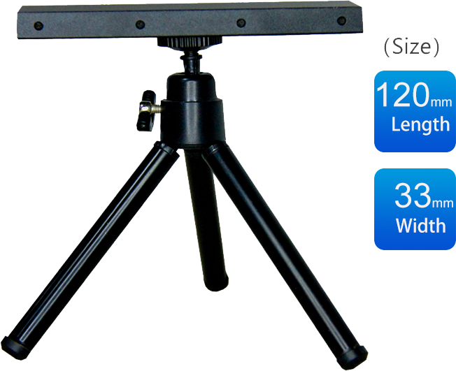 M40 compact microphone array appearance with 120 mm by 33 mm dimensions
