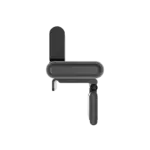 K100 linear 4-microphone array camera side profile view highlighting adjustable mounting bracket and compact design